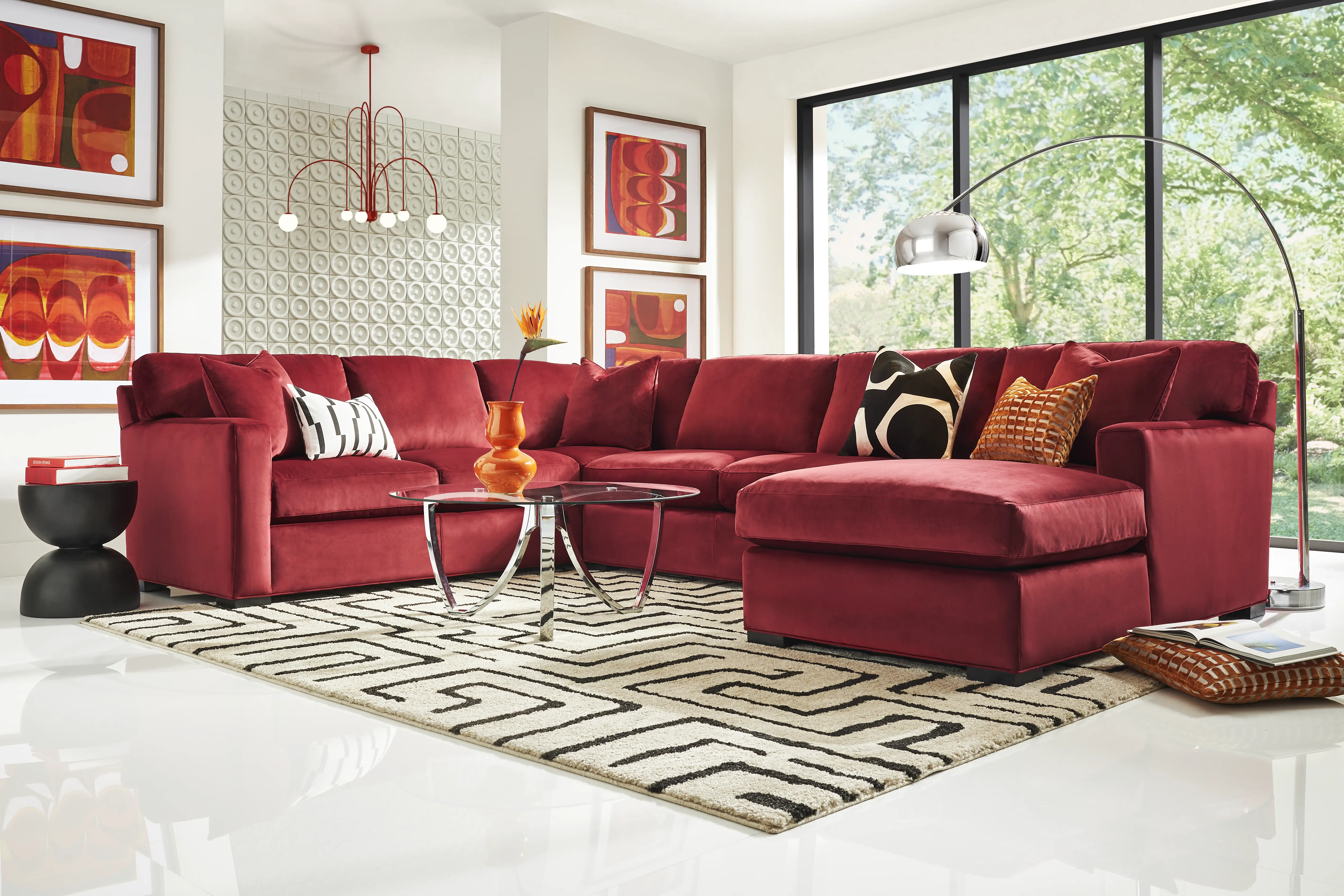 Harmonie Ruby 3 Pc Sleeper Sectional - Thumbnail - Image 2