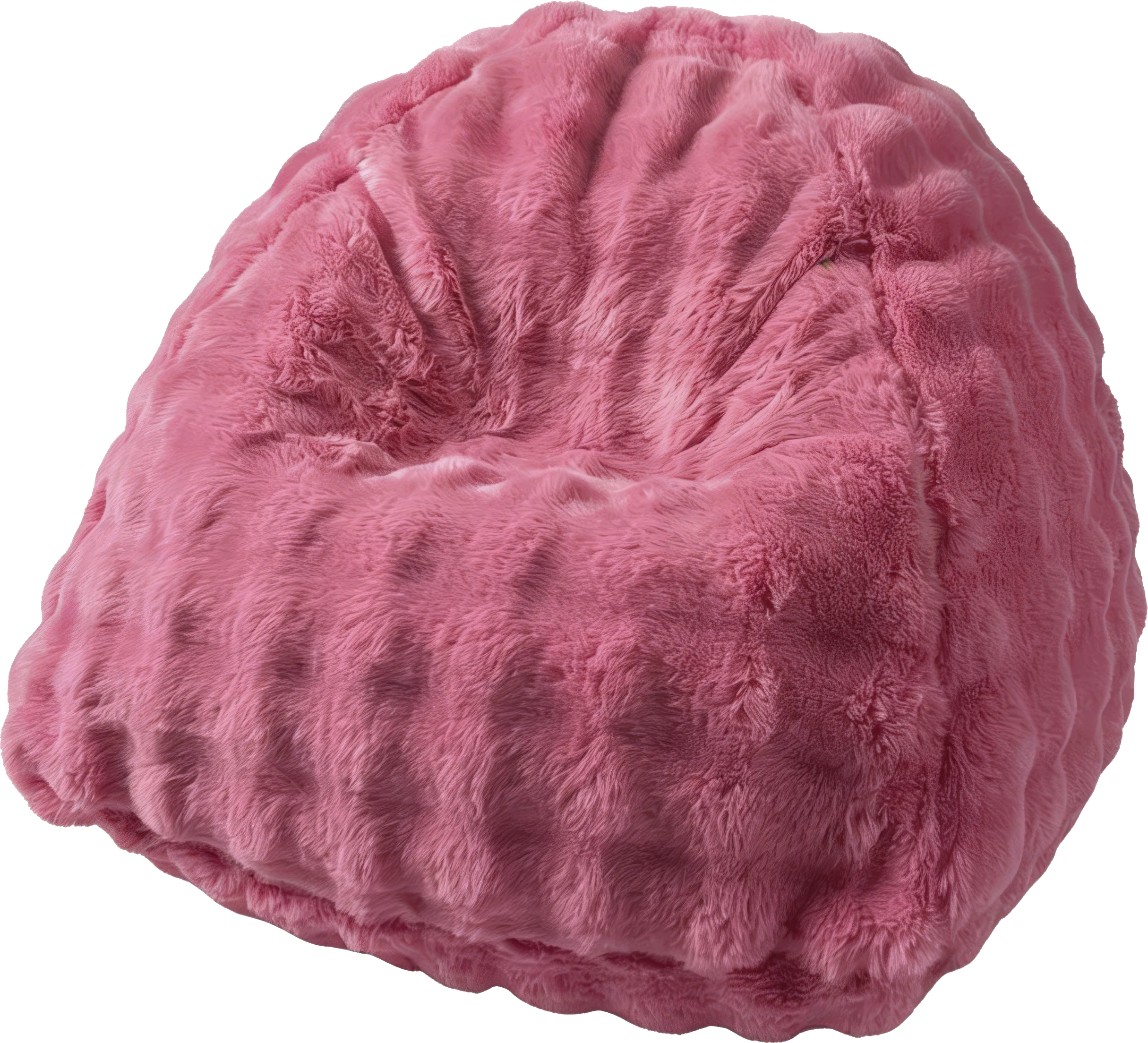 Kids Gumdrop Pink Foam Beanbag Chair - Thumbnail - Image 1