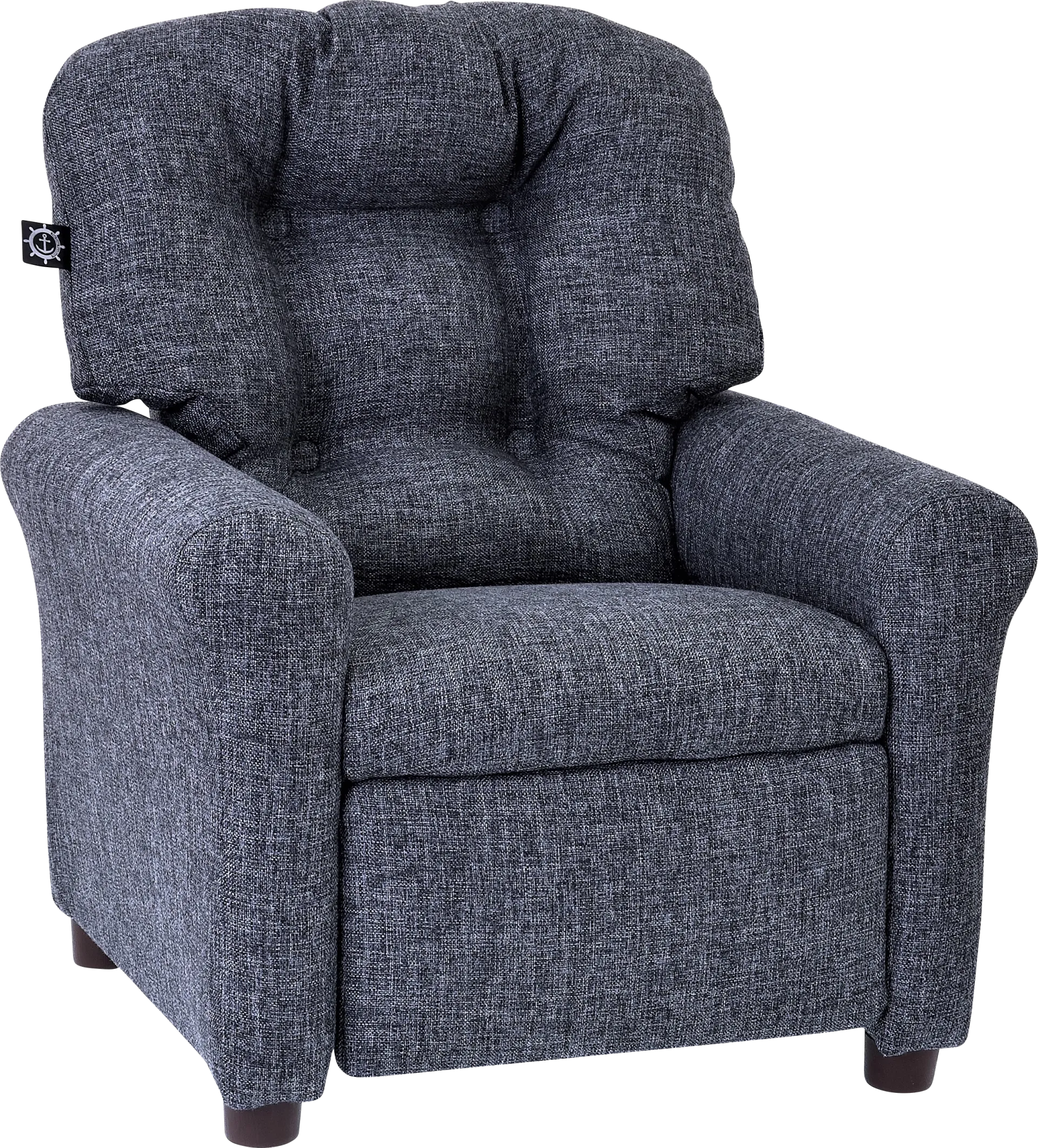 Kids Cinro Gray Recliner - Image 1