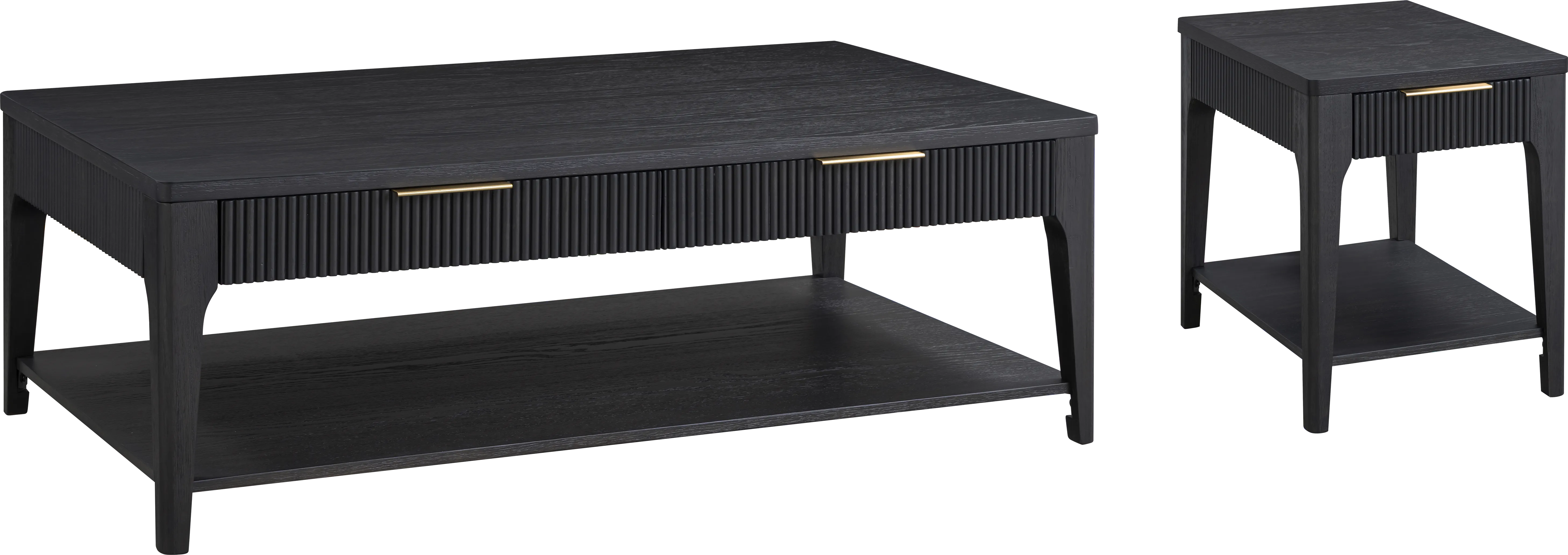 Cassius Black 2 Pc Table Set - Thumbnail - Image 1