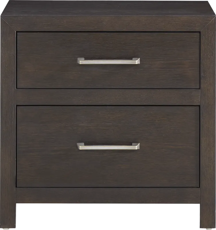Woodley Dark Brown Nightstand