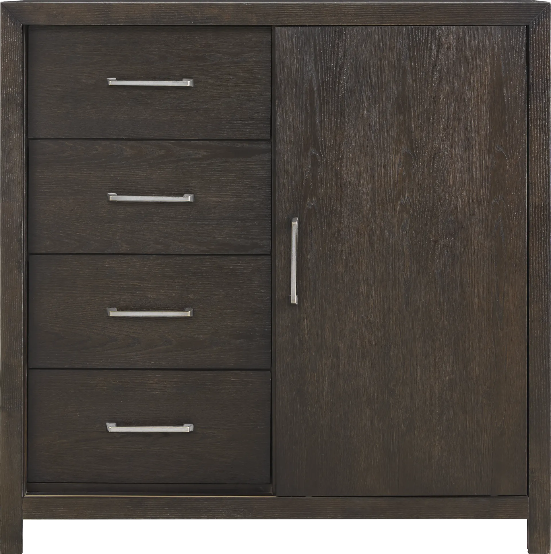 Woodley Dark Brown 5 Pc Queen Panel Bedroom - Image 5