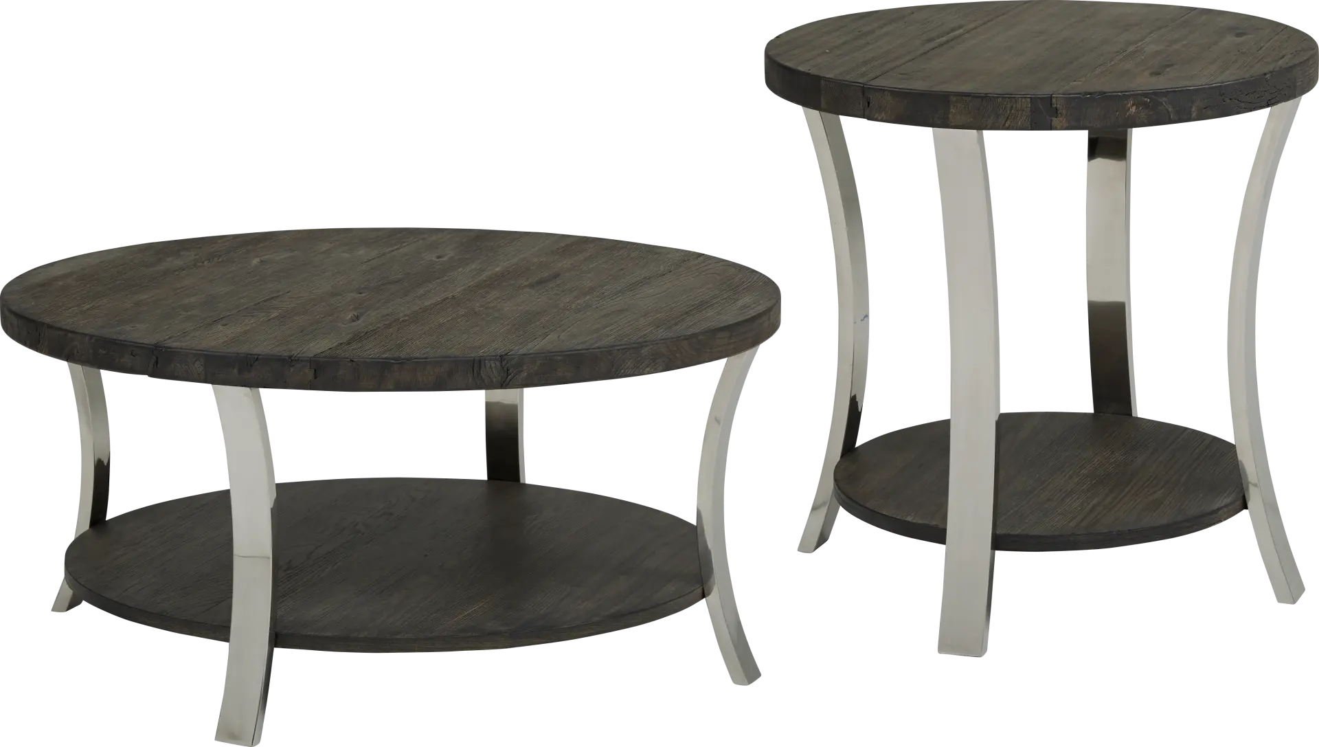 Arland Brown 2 Pc Table Set