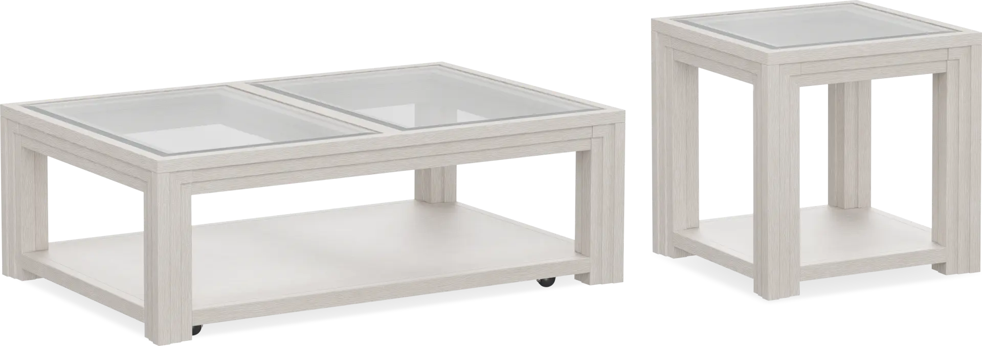 Royal Park Ivory 2 Pc Table Set