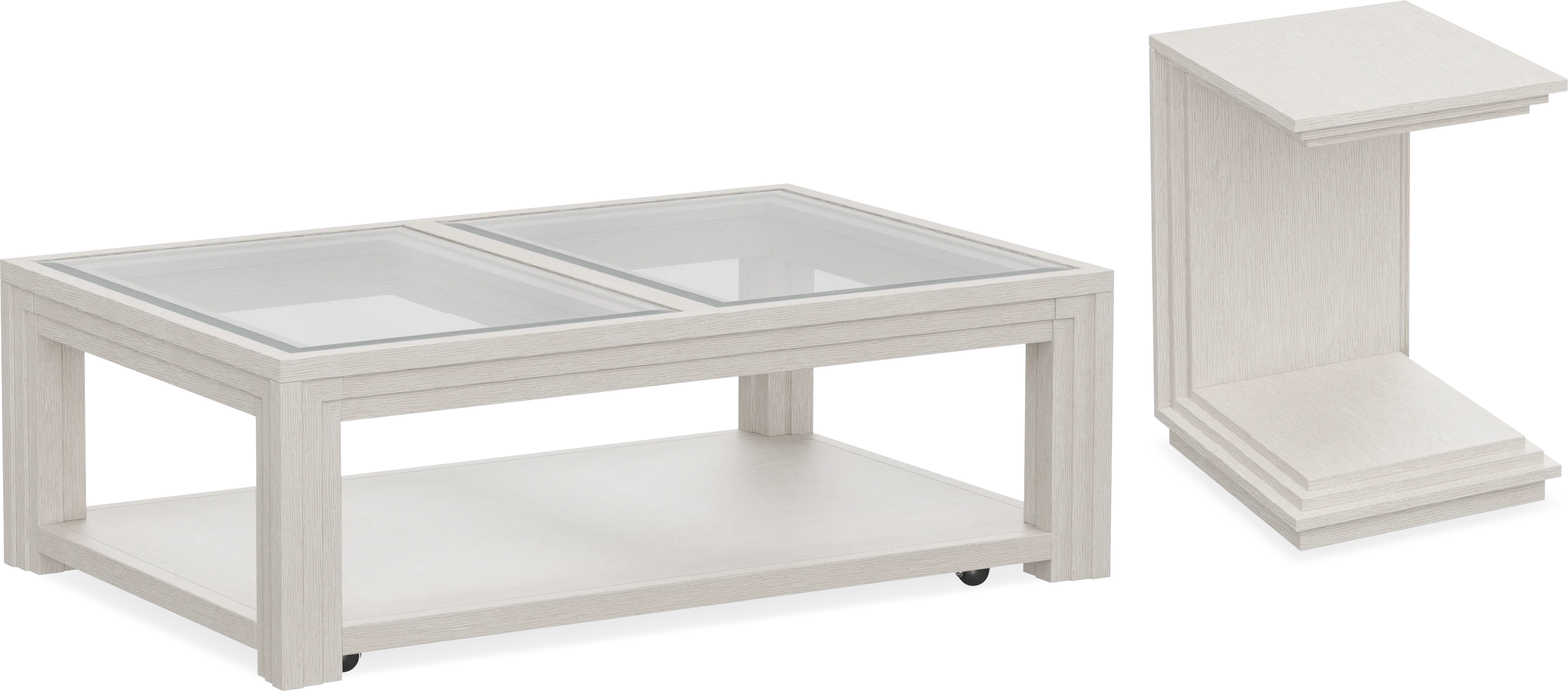 Royal Park Ivory 2 Pc Table Set - Thumbnail - Image 1