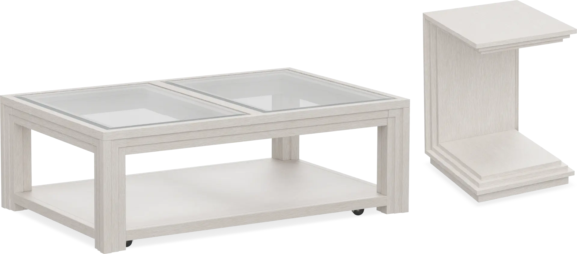 Royal Park Ivory 2 Pc Table Set