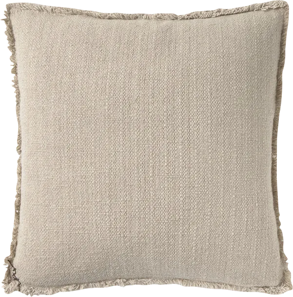 Handloom Beige/Natural Accent Pillow