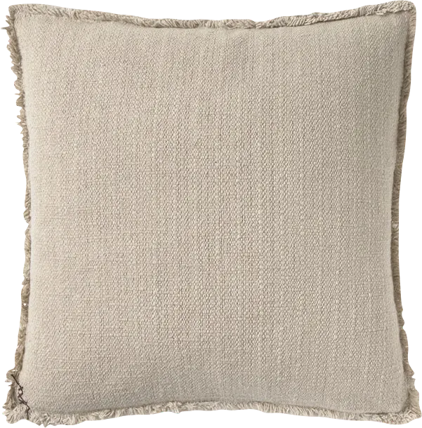 Handloom Beige/Natural Accent Pillow