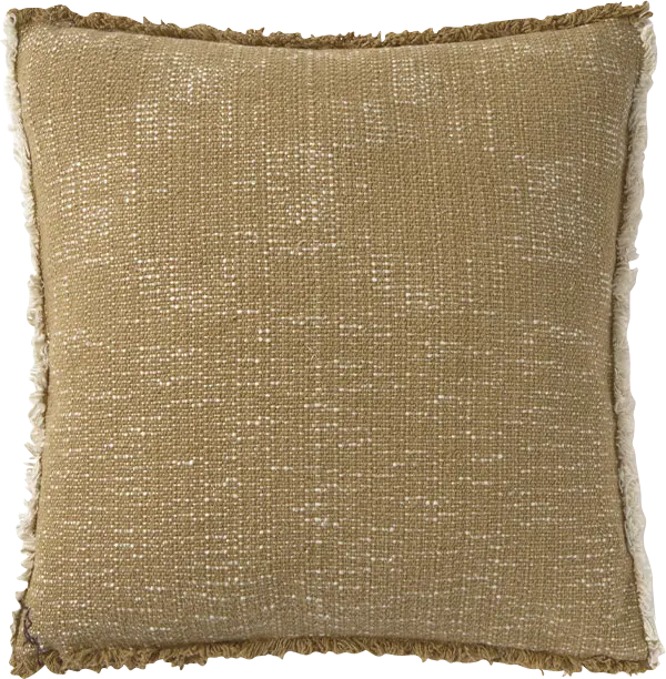Handloom Tan/Natural Accent Pillow