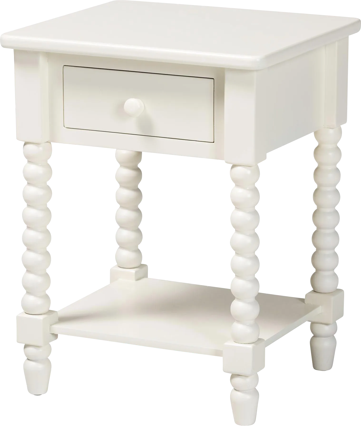 Toluru White End Table - Image 1
