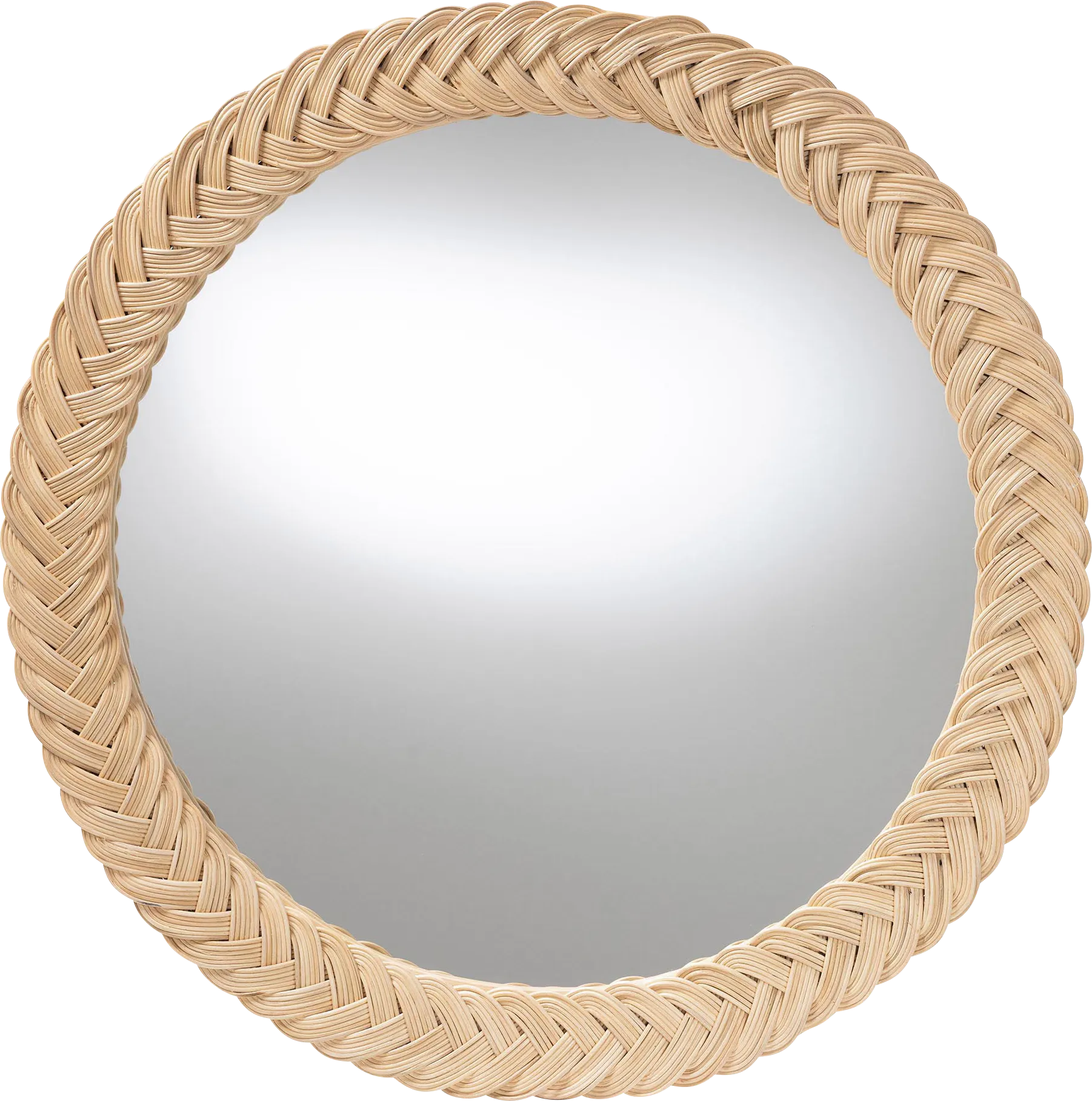 Pafure II Brown Round Mirror - Thumbnail - Image 1