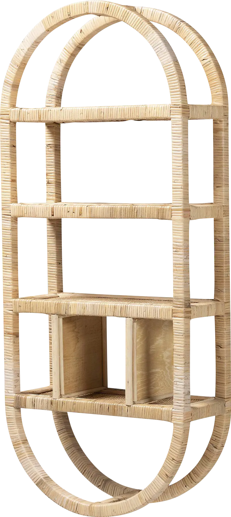 Gulomo Light Brown Wall Shelf