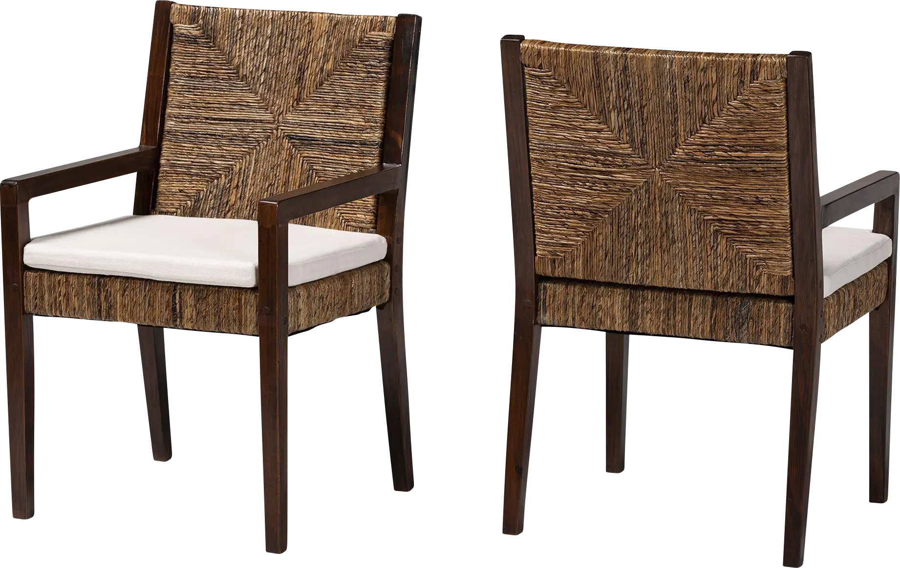 Gwenrel Dark Brown Arm Chair, Set of 2
