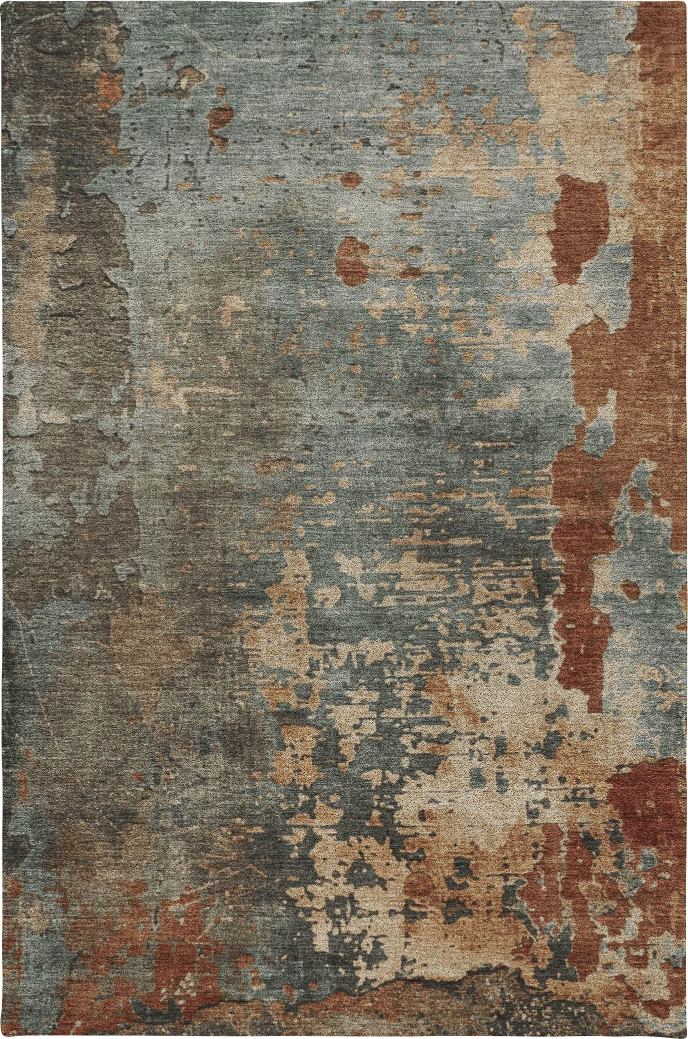 Tinde Teal 5' x 8' Machine Washable Rug - Image 1