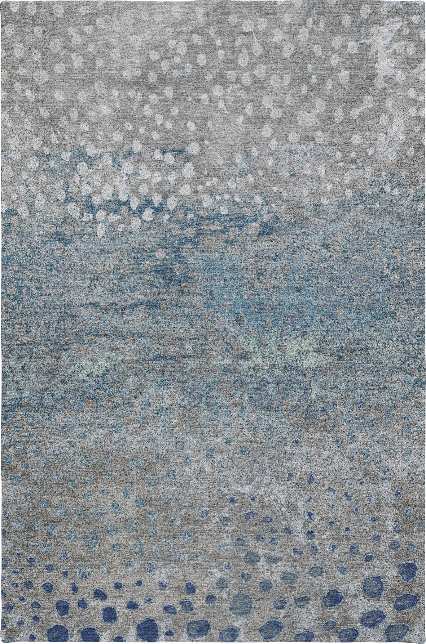 Jirak Blue 5' x 8' Machine Washable Rug - Thumbnail - Image 1