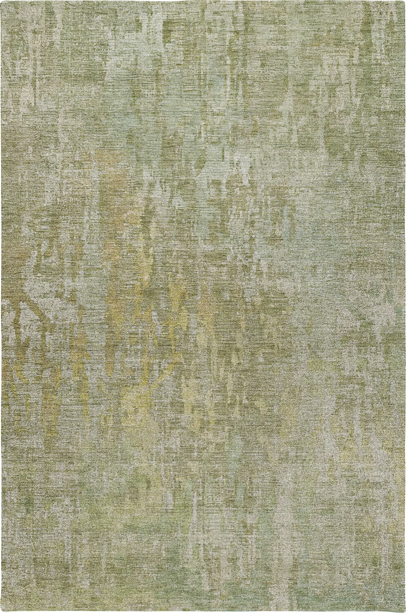 Swila Green 5' x 8' Machine Washable Rug