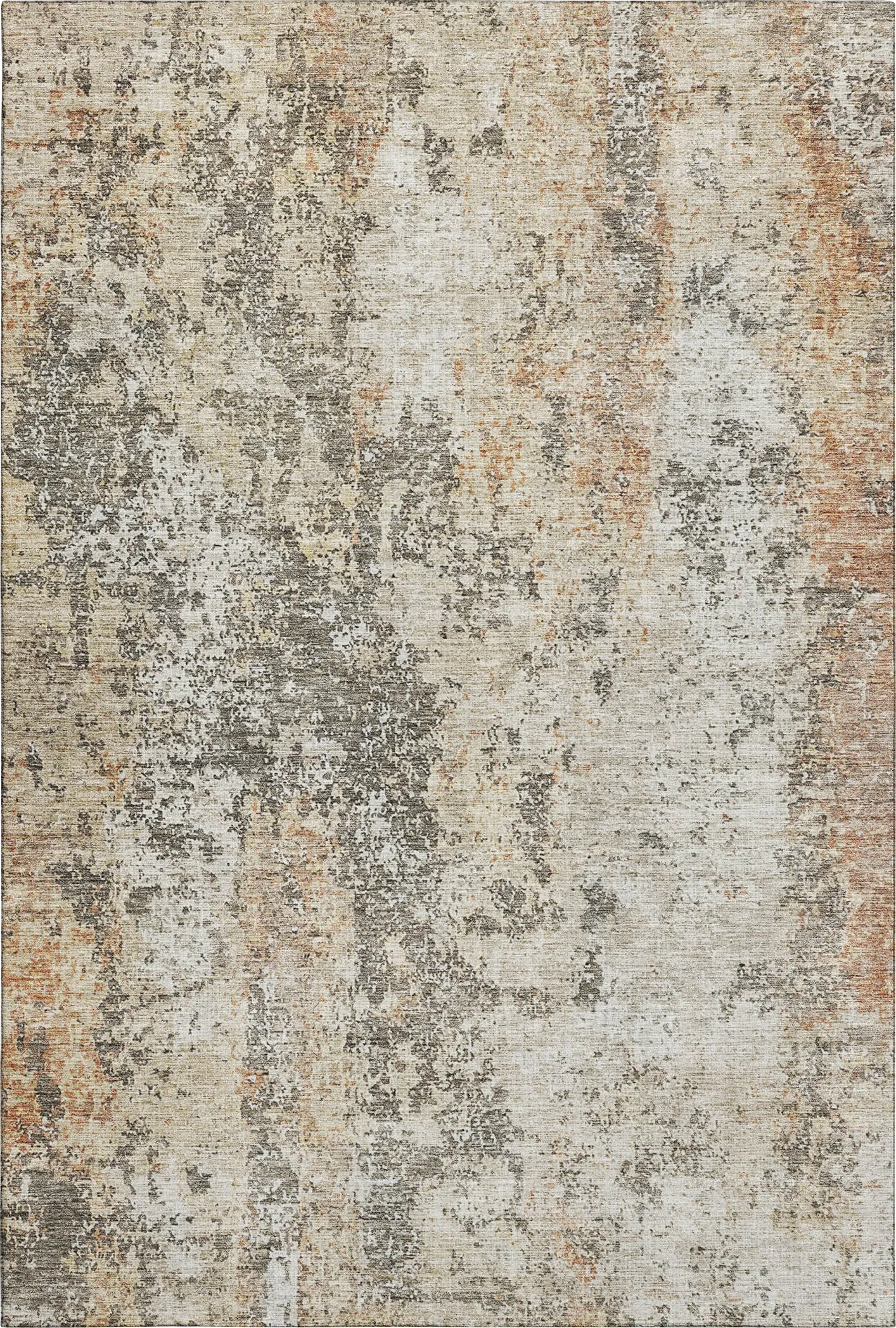 Elianne Taupe 5' x 8' Machine Washable Rug - Image 1