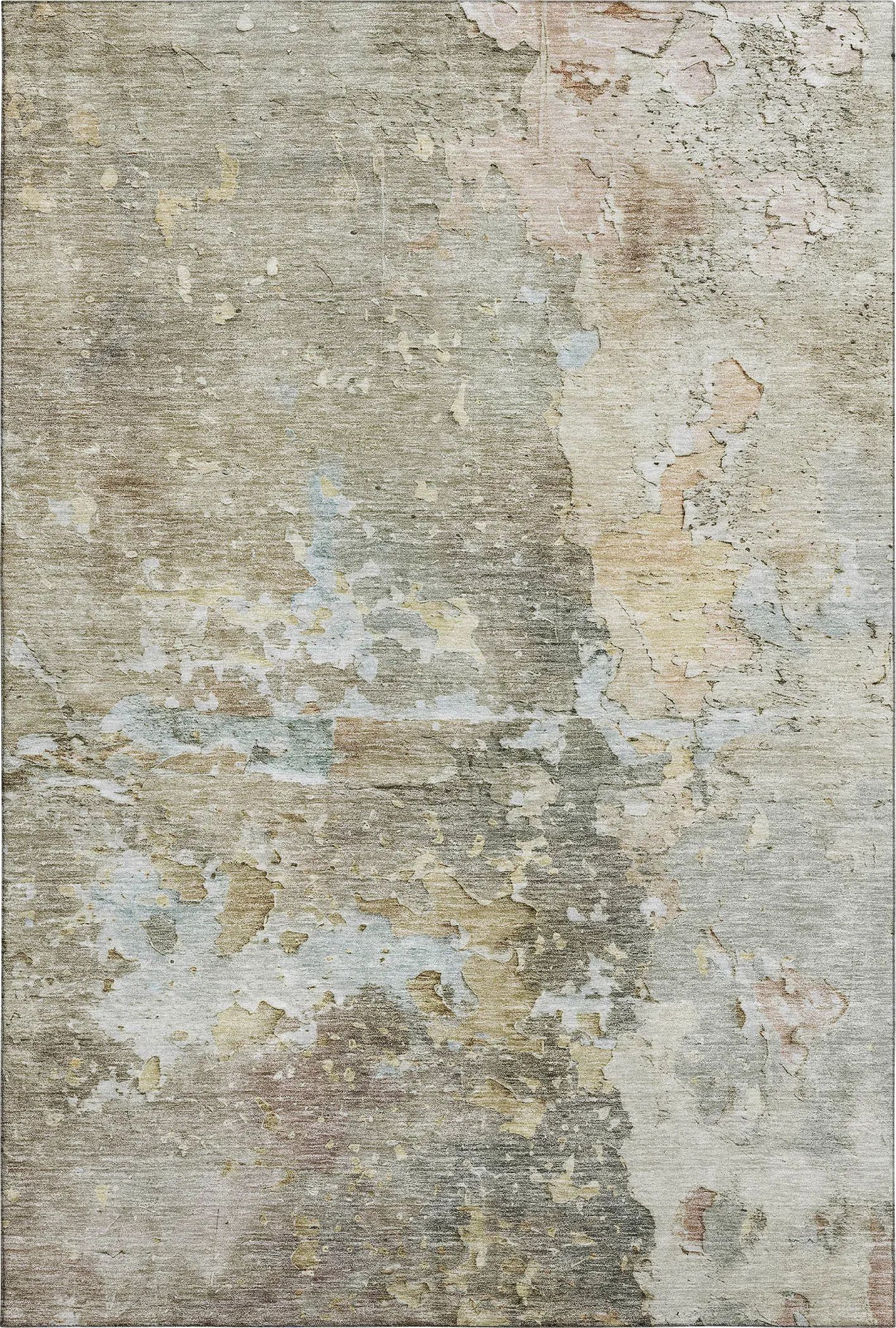 Amme Brown 5' x 8' Machine Washable Rug - Image 1