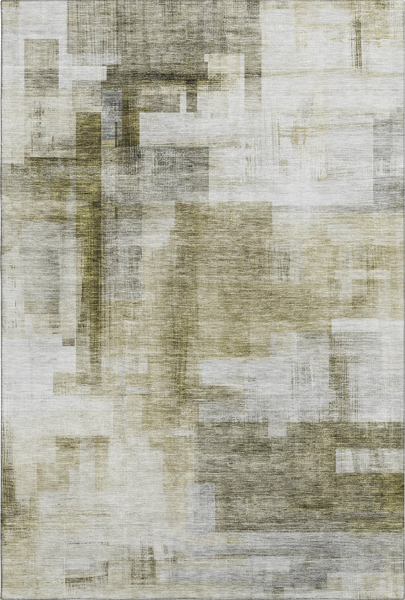 Hanne Brown 5' x 8' Machine Washable Rug - Image 1