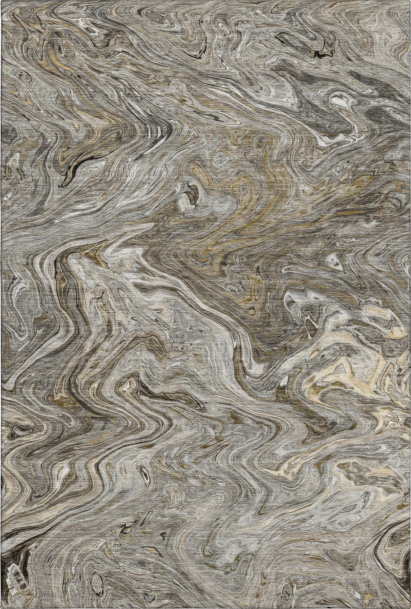 Shilo Brown 8' x 10' Machine Washable Rug - Image 1
