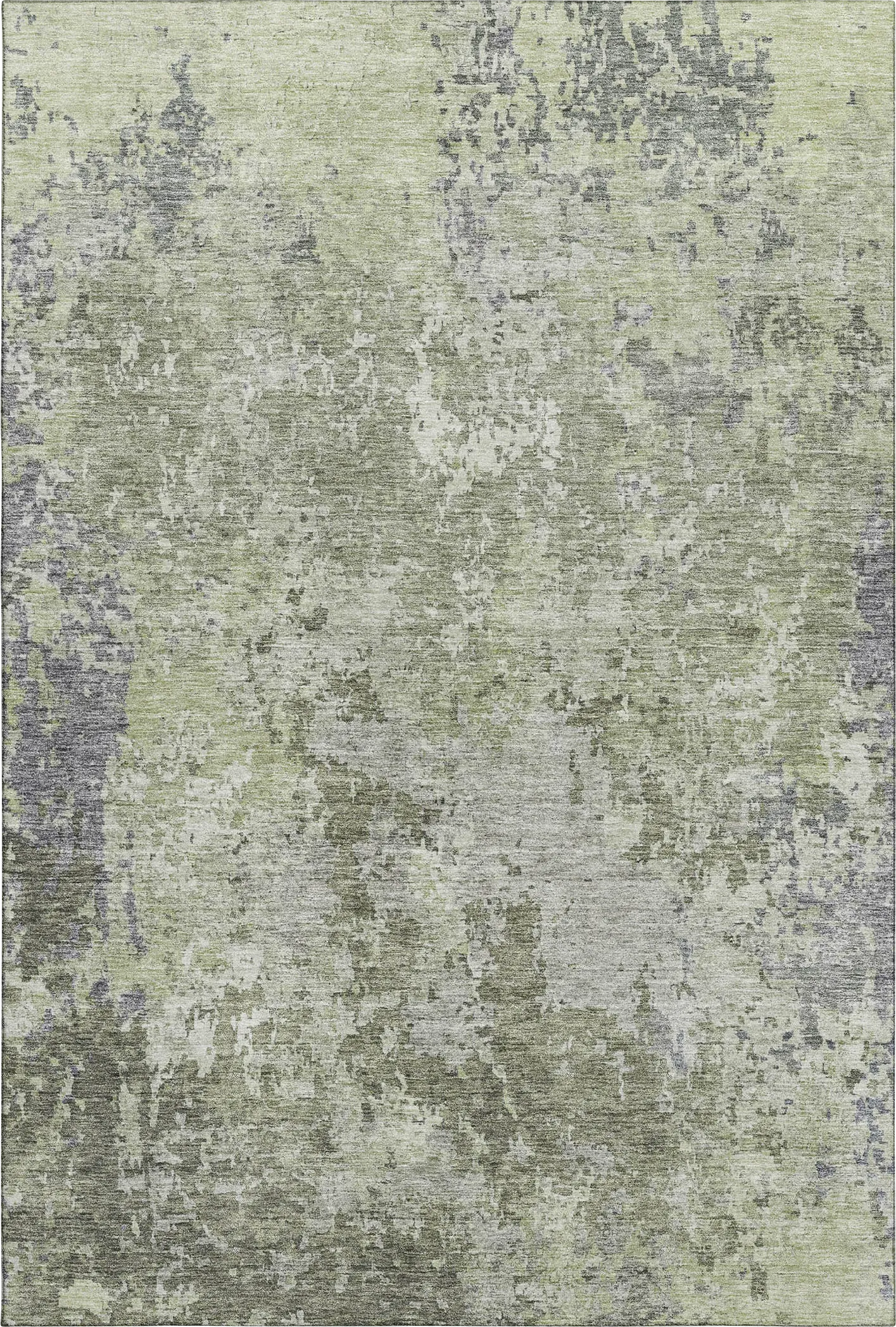 Jaisa Green 8' x 10' Machine Washable Rug - Image 1