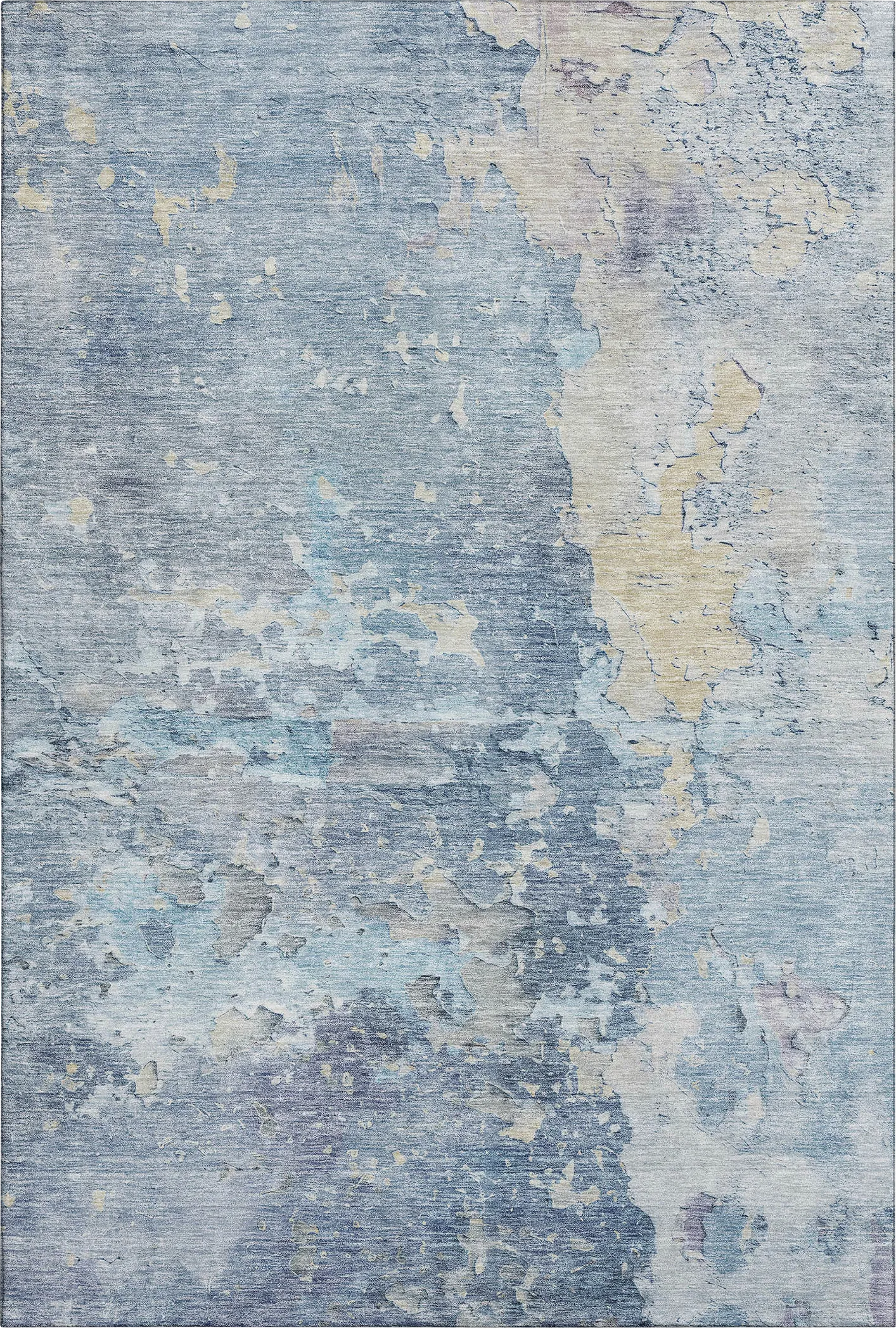 Amme Blue 8' x 10' Machine Washable Rug - Thumbnail - Image 1