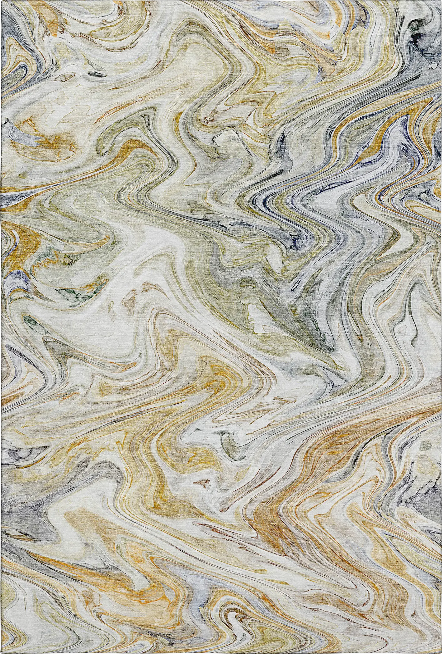 Shilo Gold 8' x 10' Machine Washable Rug