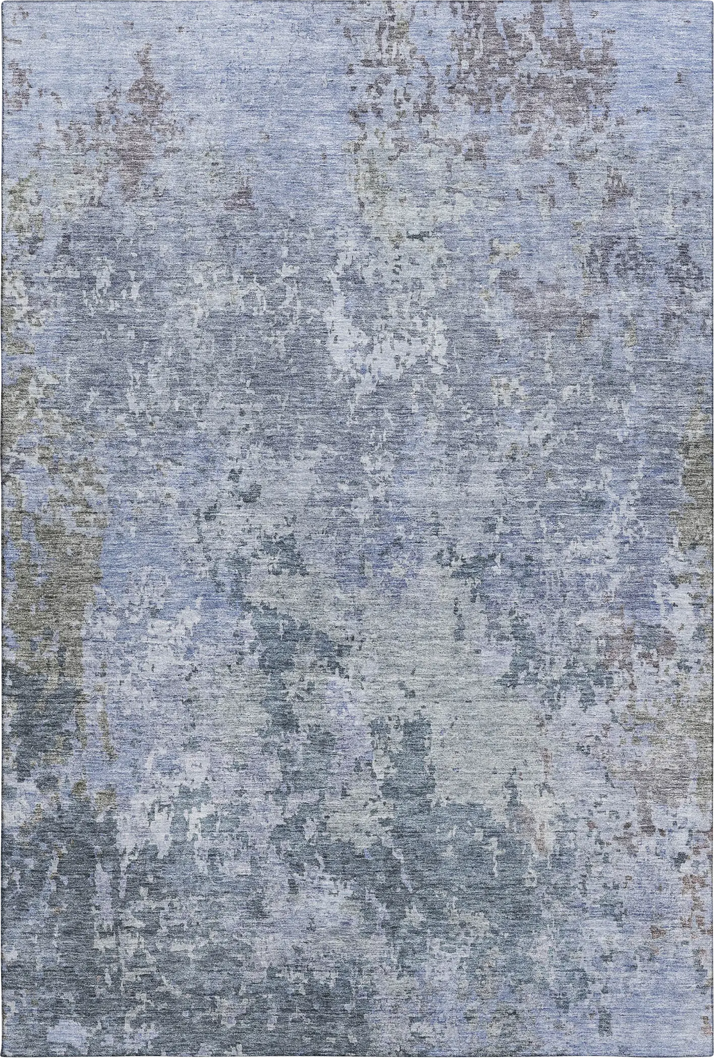Jaisa Blue 8' x 10' Machine Washable Rug