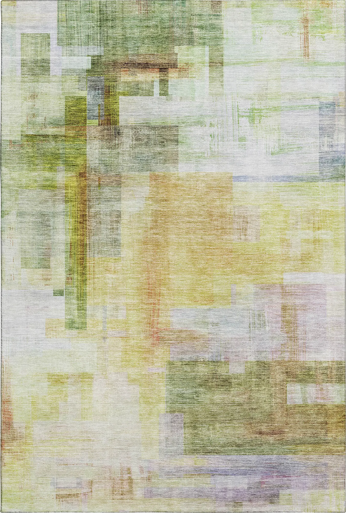 Hanne Green 8' x 10' Machine Washable Rug