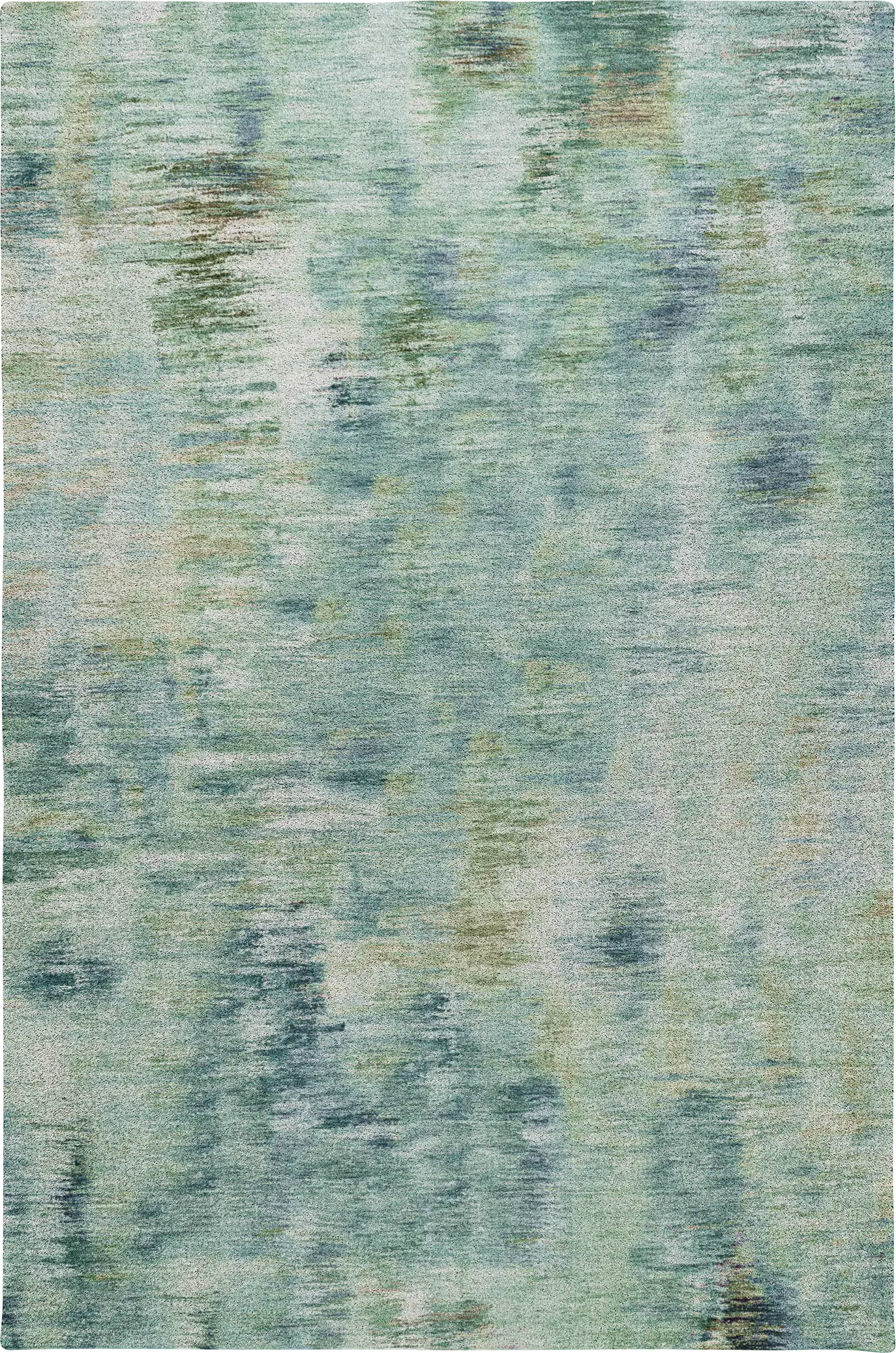 Breka Teal 8' x 10' Machine Washable Rug