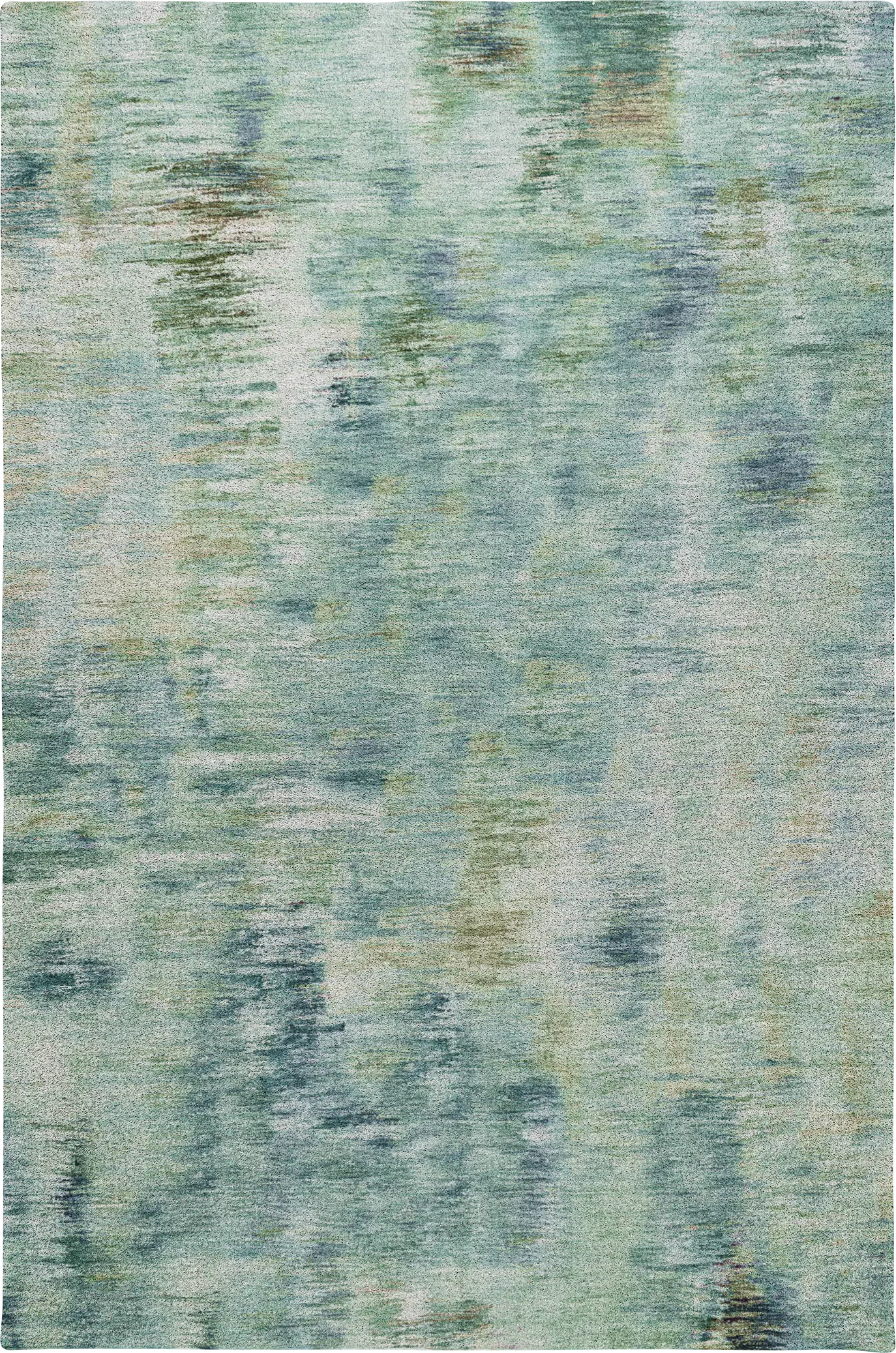Breka Teal 8' x 10' Machine Washable Rug - Image 1