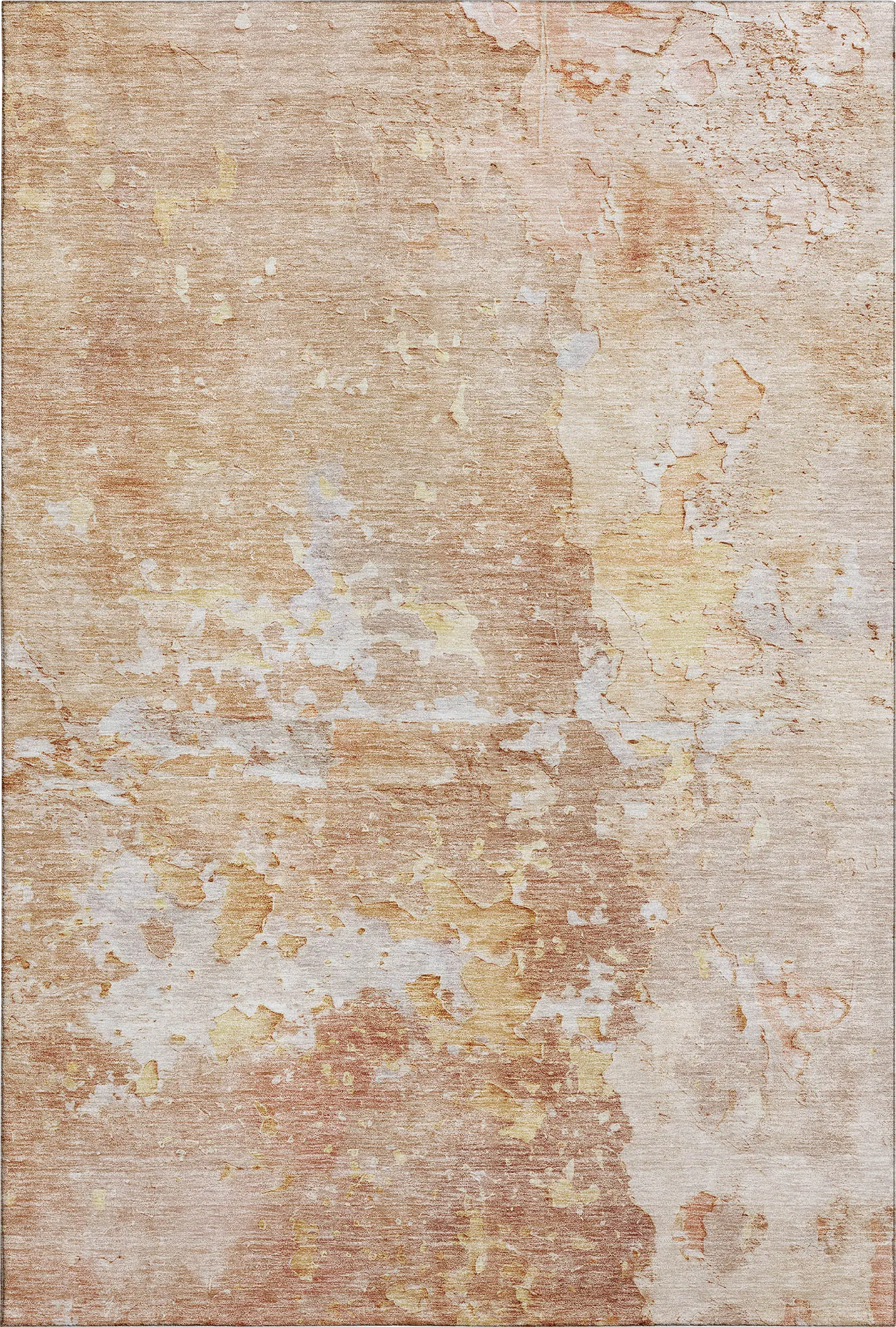 Amme Peach 8' x 10' Machine Washable Rug - Image 1