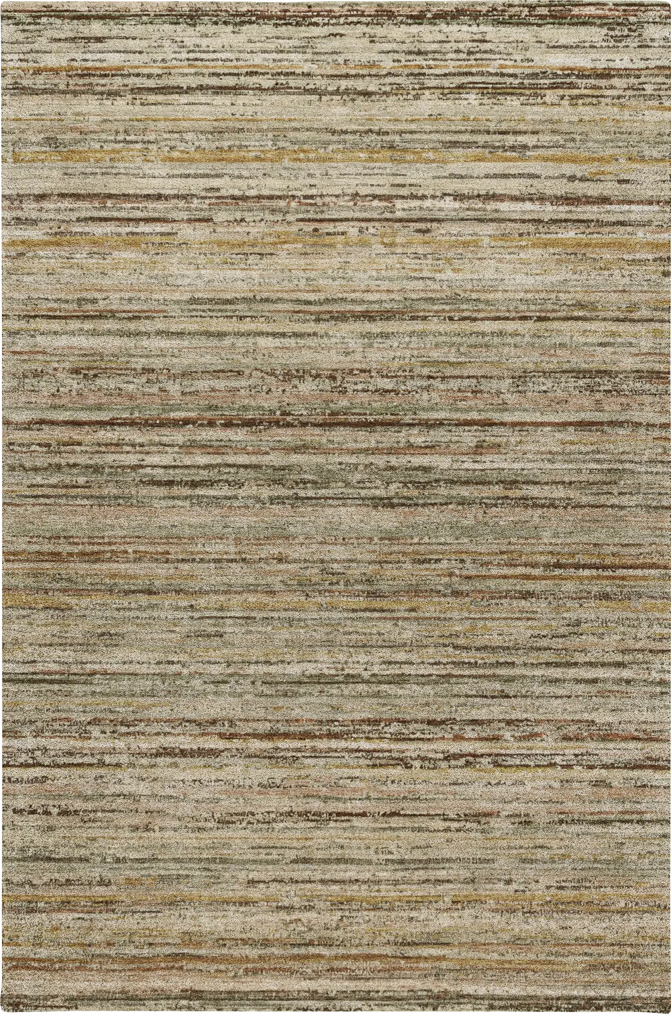 Yechi Brown 8' x 10' Machine Washable Rug