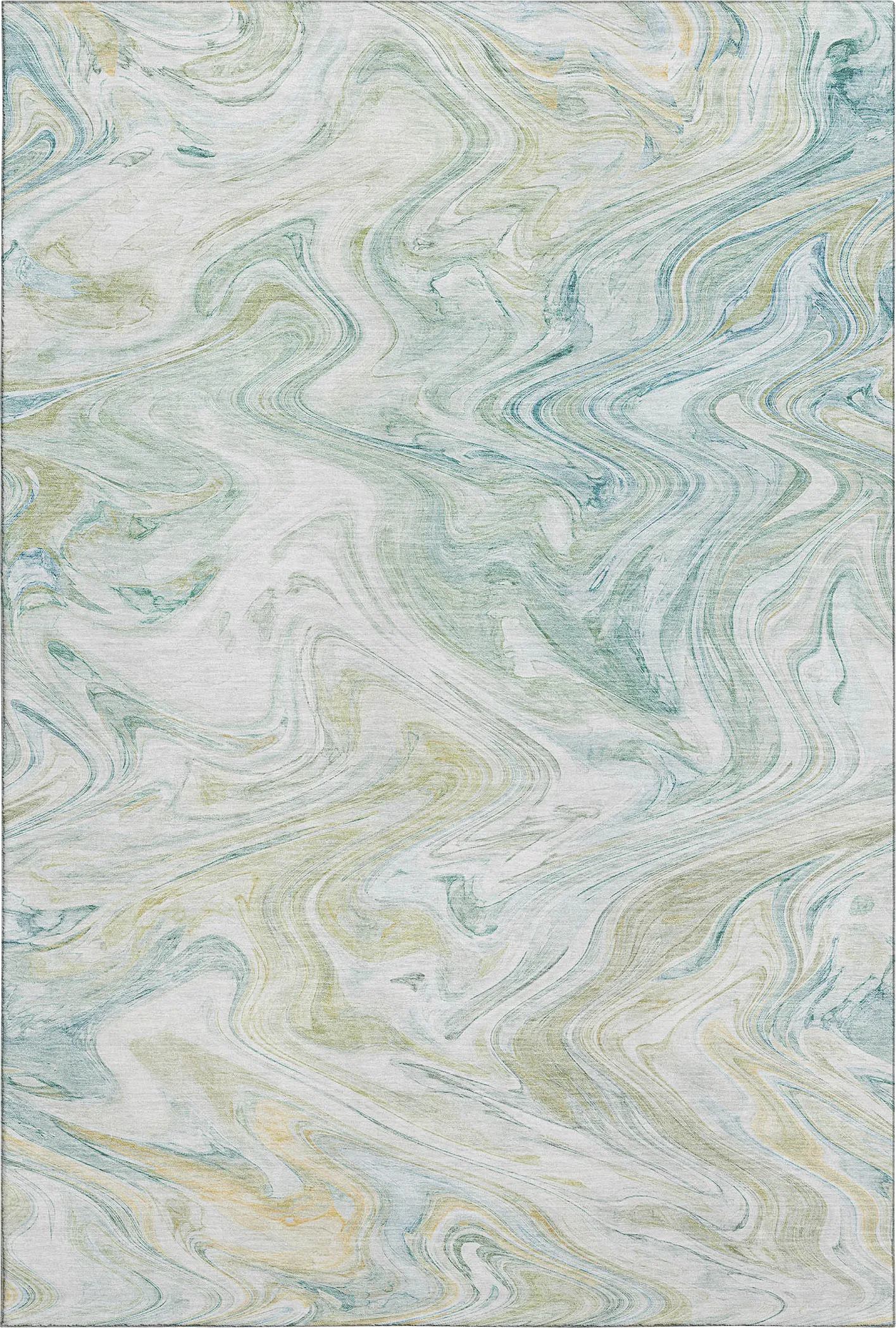 Shilo Light Blue 8' x 10' Machine Washable Rug - Image 1