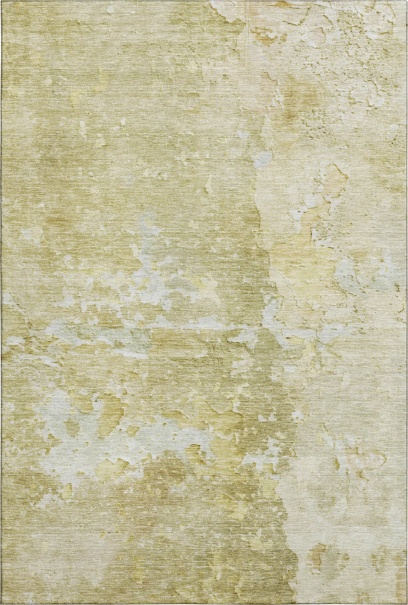 Amme Gold 8' x 10' Machine Washable Rug