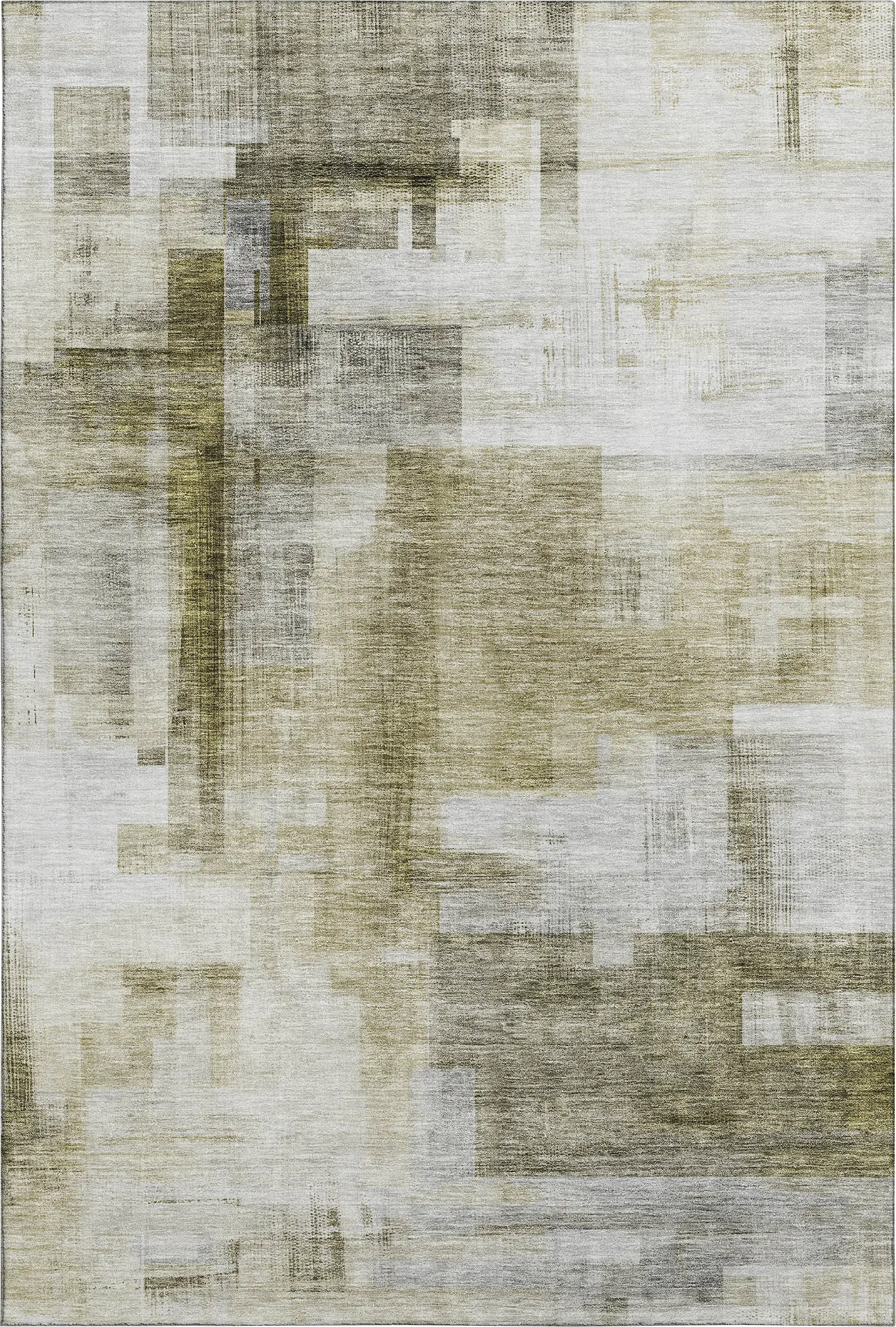 Hanne Brown 8' x 10' Machine Washable Rug