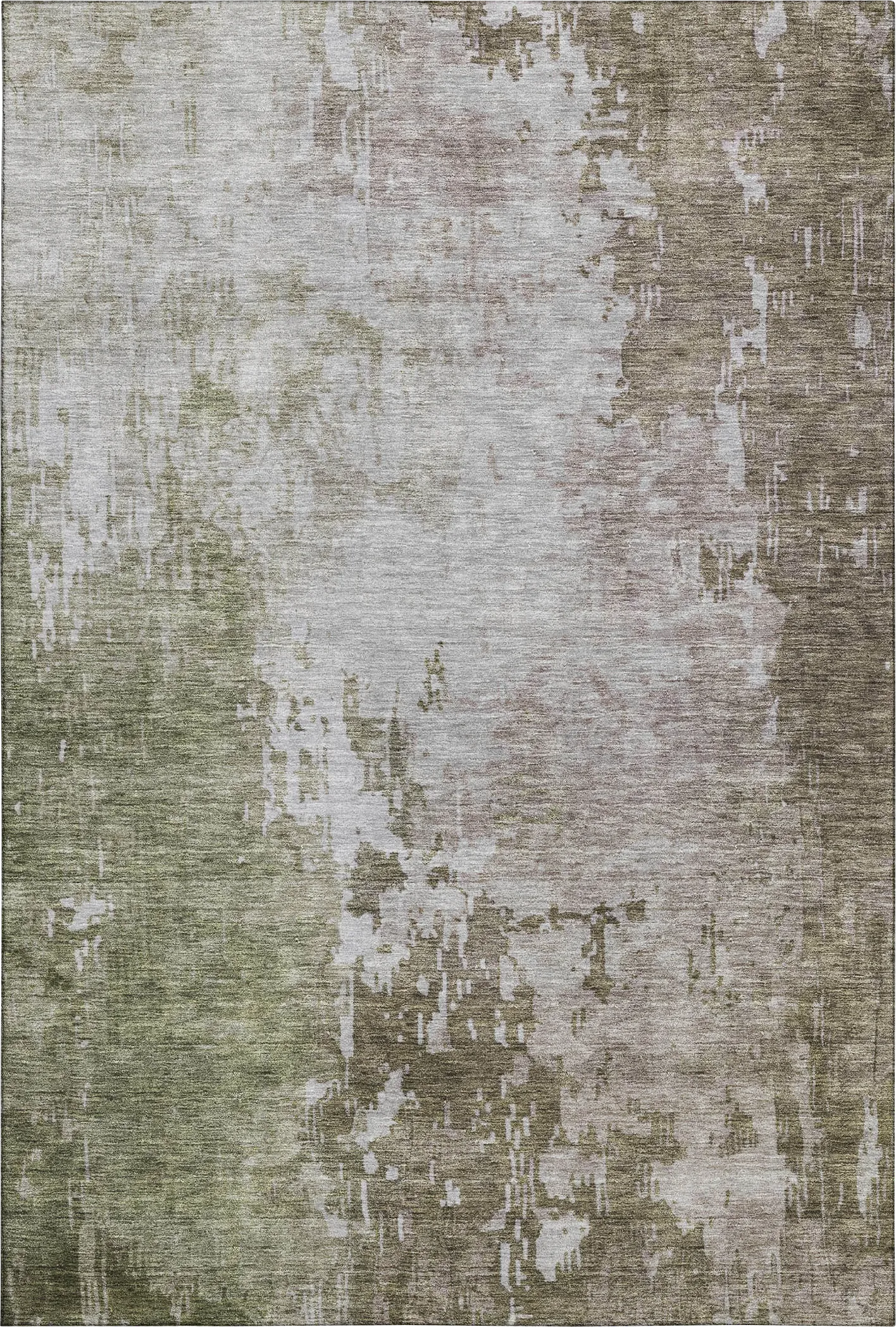 Shama Green 8' x 10' Machine Washable Rug - Thumbnail - Image 1