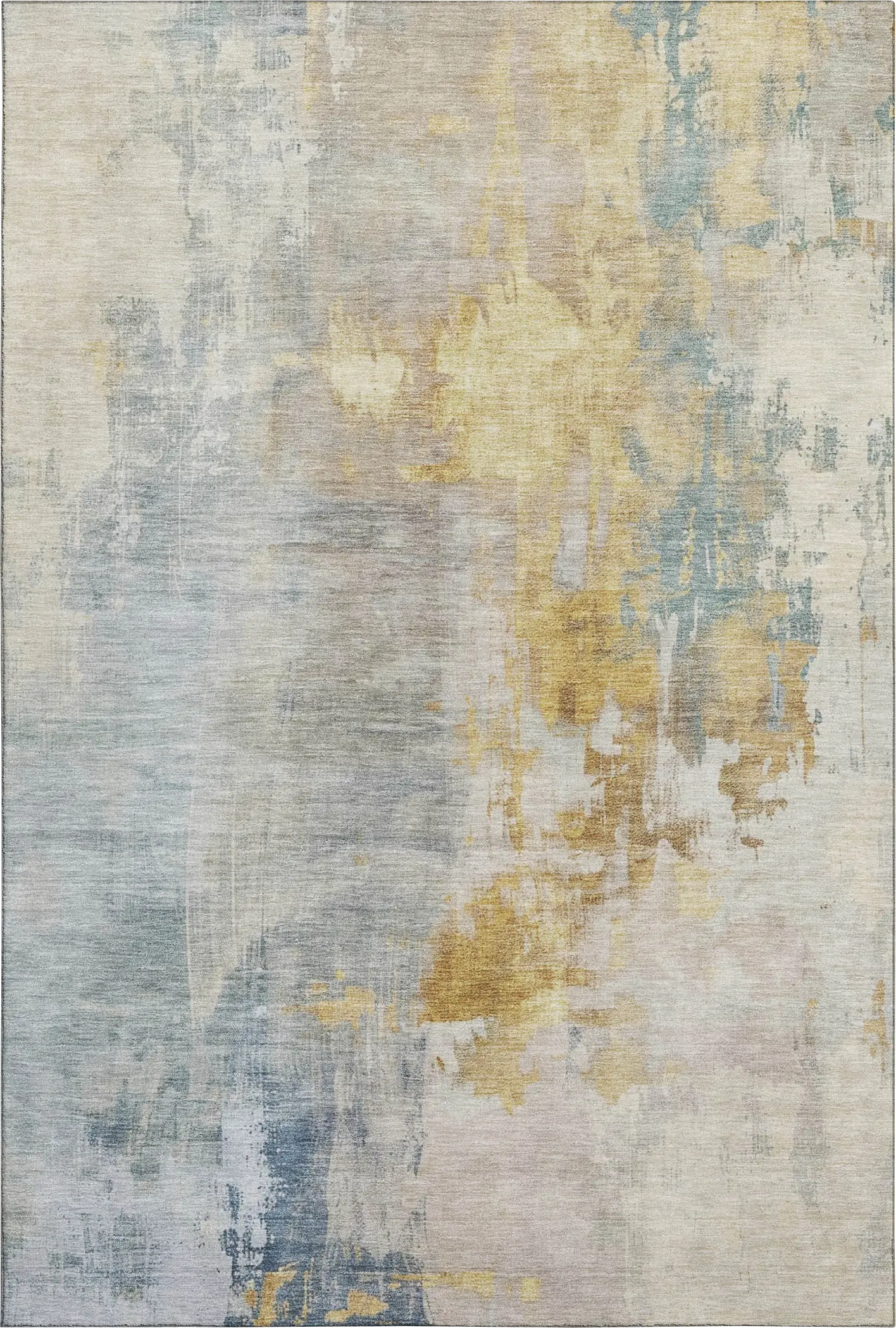 Rala Teal 8' x 10' Machine Washable Rug
