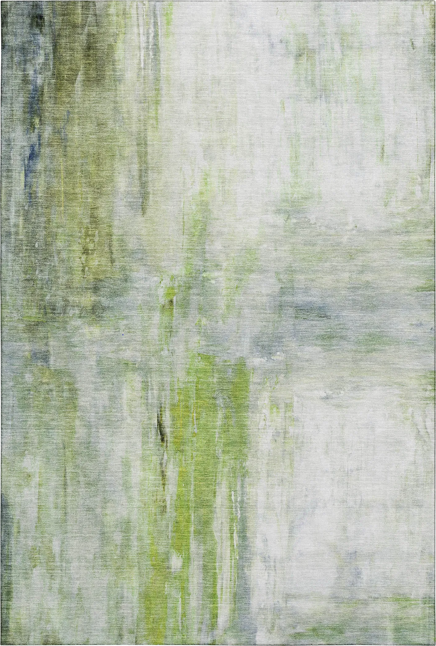 Kasti Green 8' x 10' Machine Washable Rug - Thumbnail - Image 1