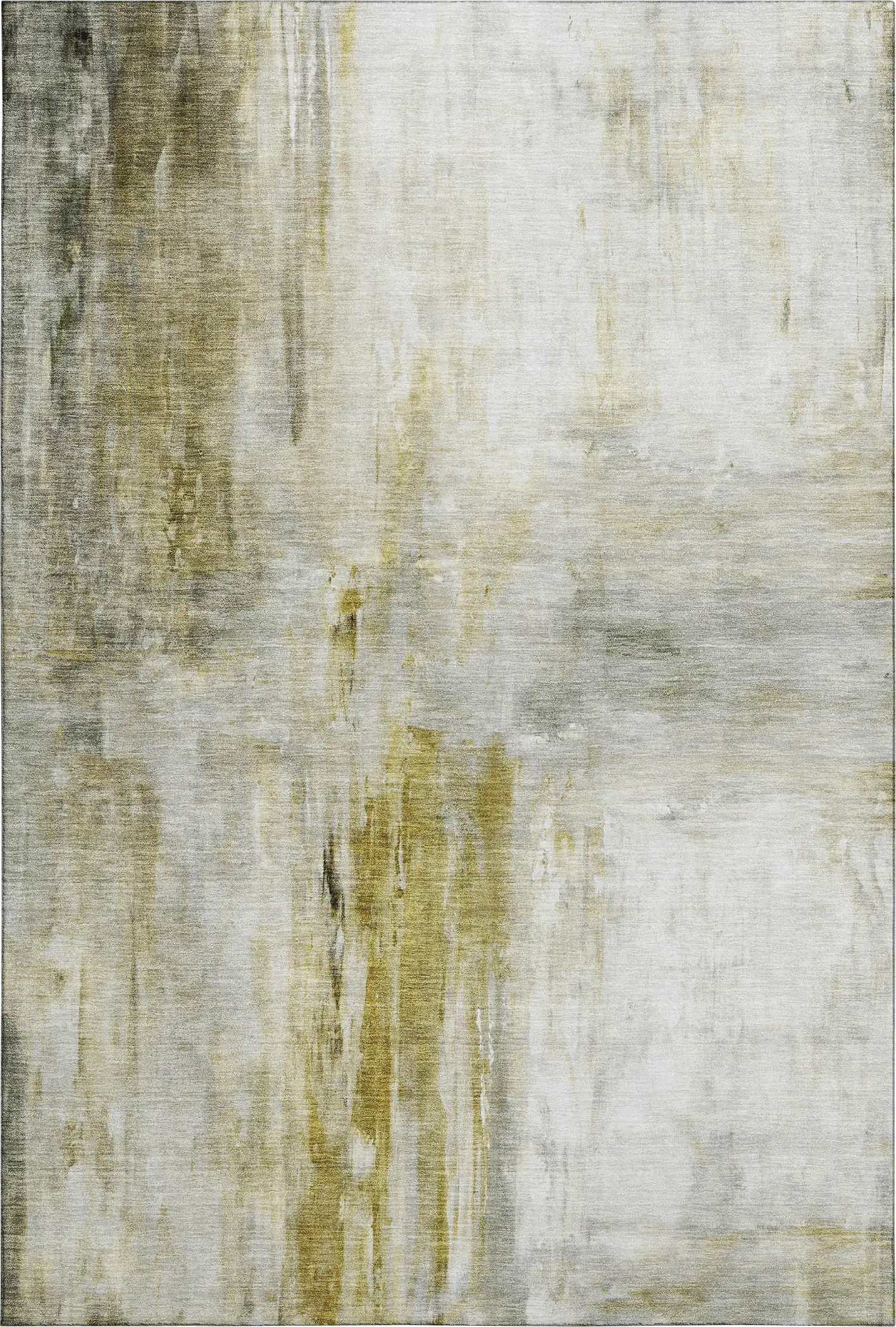 Kasti Gold 8' x 10' Machine Washable Rug