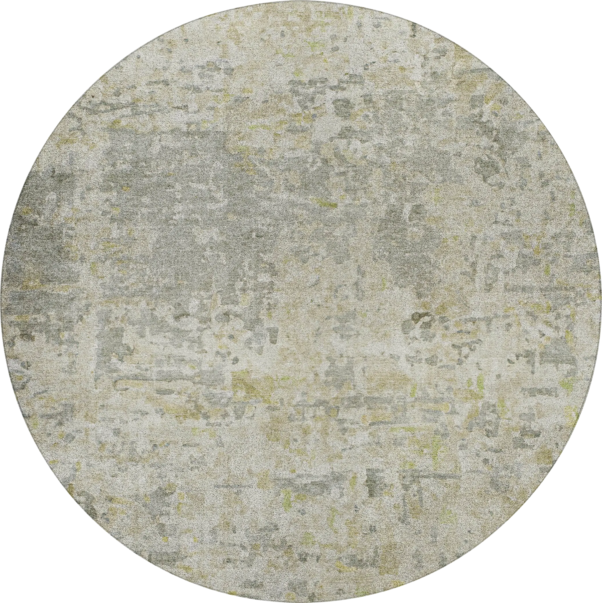Liayah Sage 8' Round Machine Washable Rug - Thumbnail - Image 1