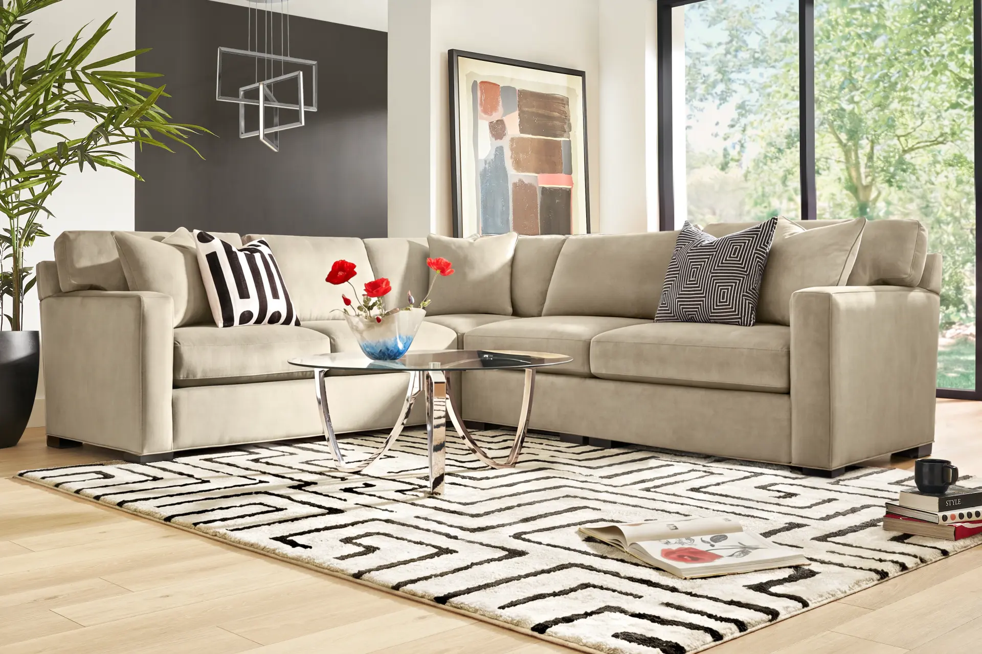 Harmonie Light Taupe 2 Pc Sectional