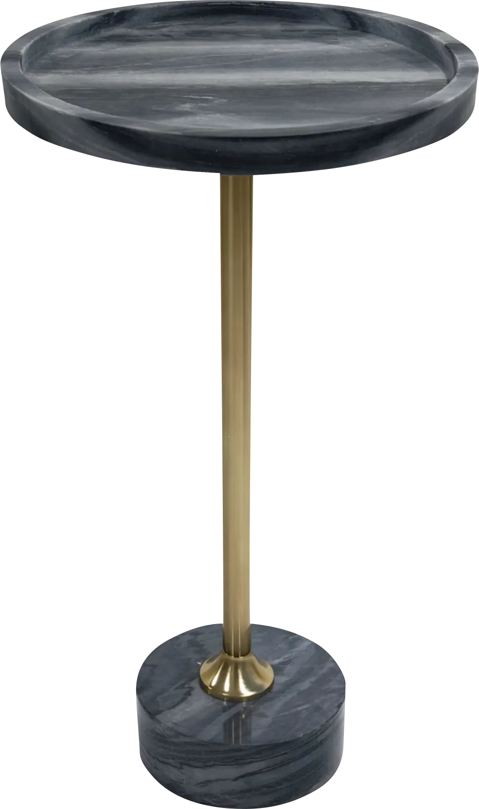 Noculi Gold/Black Accent Table - Thumbnail - Image 1