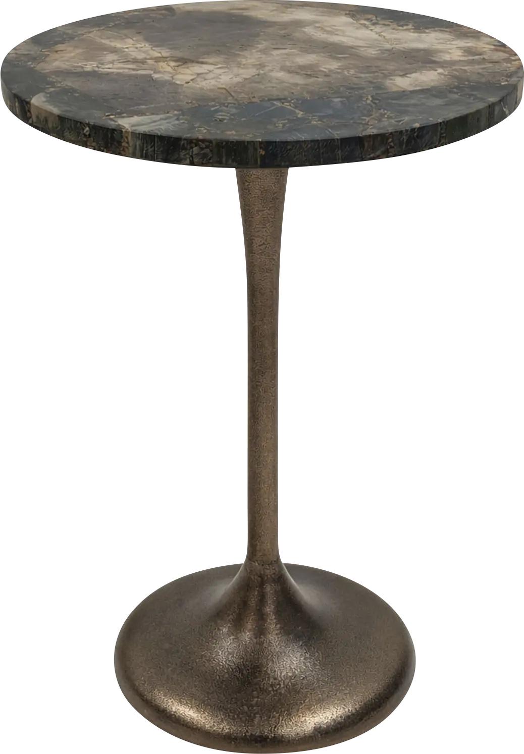 Avani Bronze/Black Accent Table