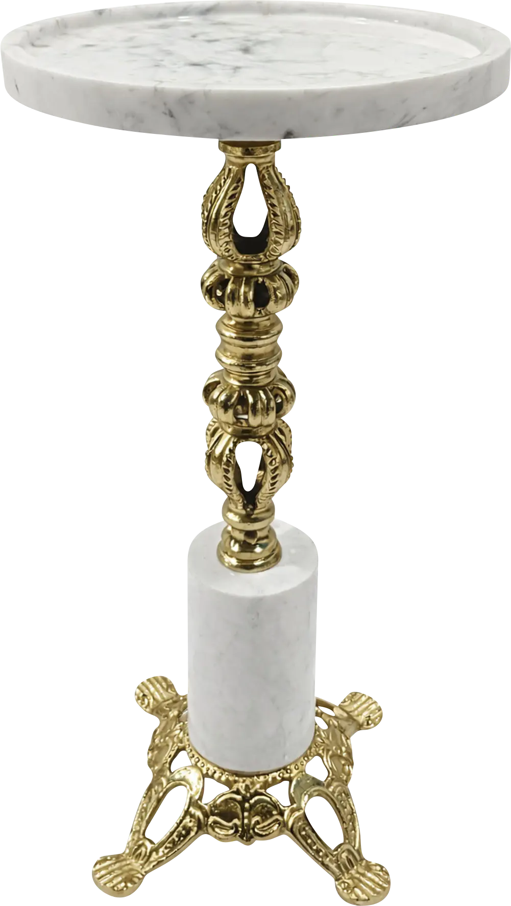 Aveko Gold/White Accent Table