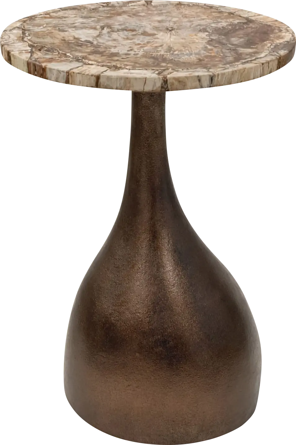 Doruzi Bronze/Brown Accent Table