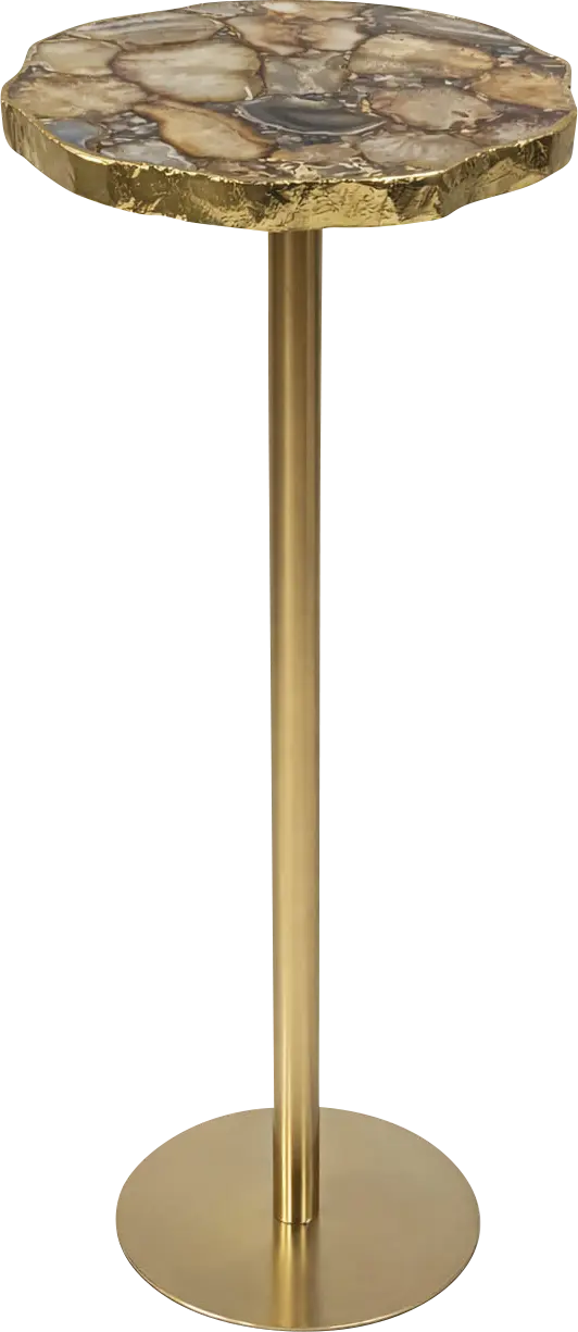 Asilbe Gold Accent Table