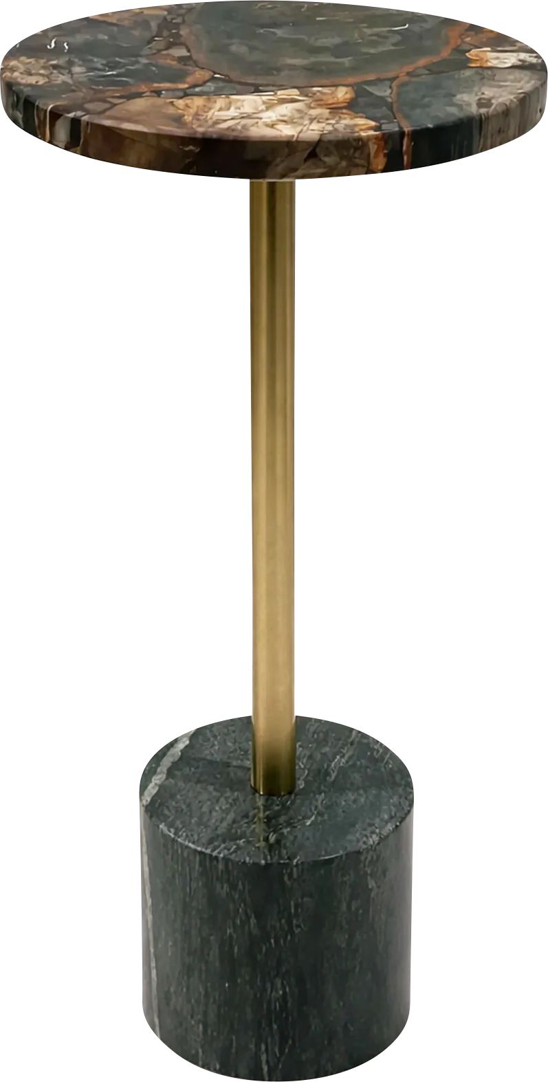 Laune Gold/Black Accent Table - Image 1