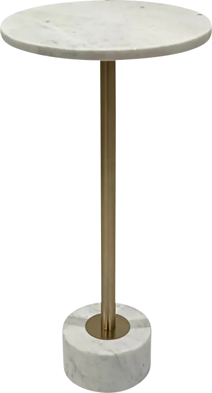 Cileya Gold/White Accent Table