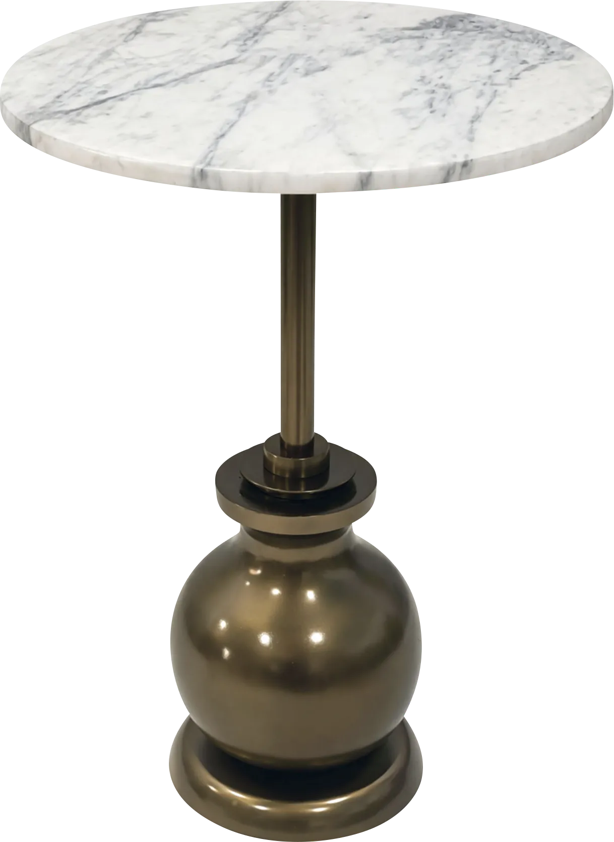 Syro White Accent Table - Thumbnail - Image 1
